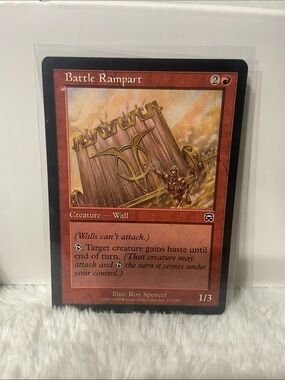 Battle Rampart - Red Trading Card Magic The Gathering